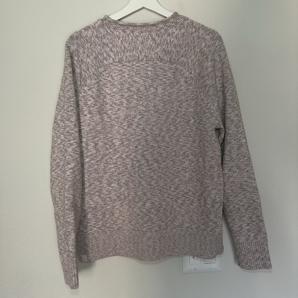 NWOT Lululemon Boxy Cotton-Blend Velvet Dust Gray Lavender Sweater size medium - Picture 7 of 8